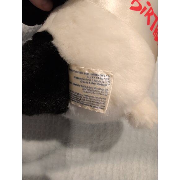Vintage Build a Bear Workshop WWF Giant Panda Plush Stuffed Animal Birthday Bear - Picture 7 of 7
